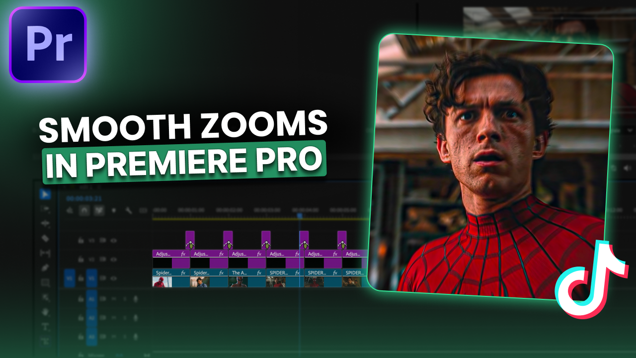 Comment créer une transition de zoom fluide pour les montages TikTok dans Premiere Pro