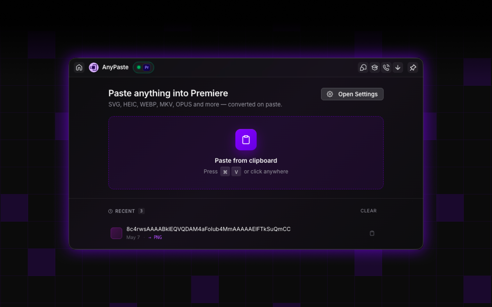 UI AnyPaste
