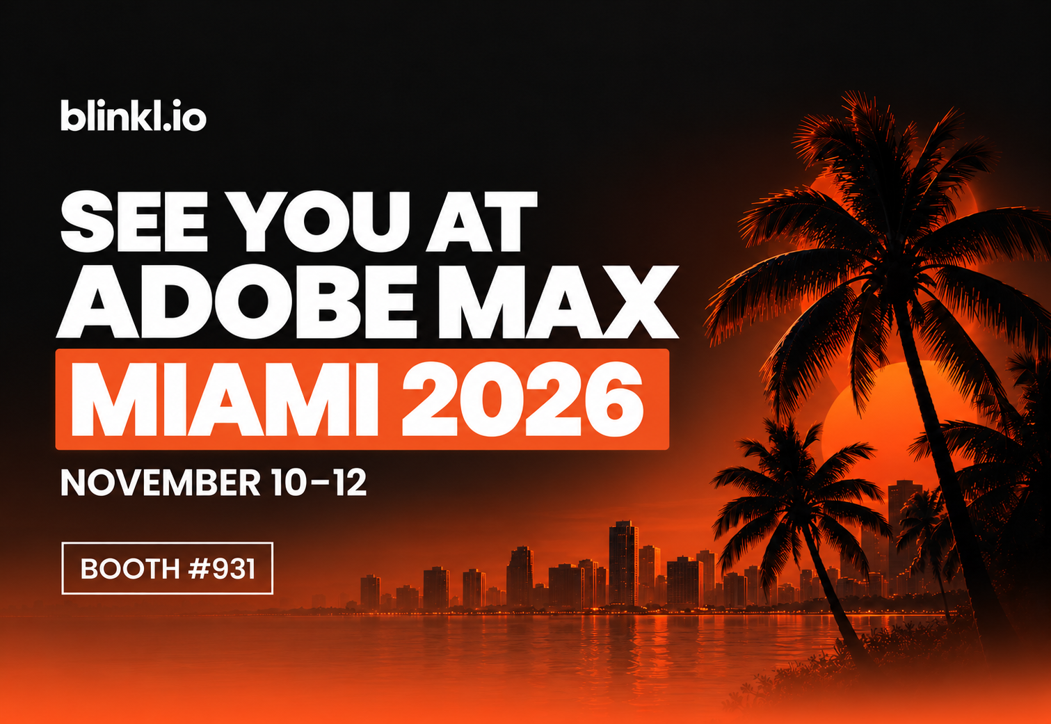 Blinkl.io returns to Adobe Max 2026 in Miami