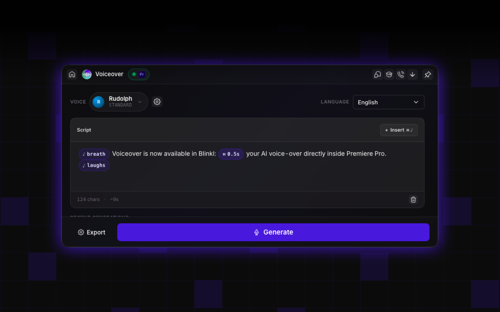 VoiceOver UI