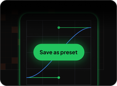 Save your first preset