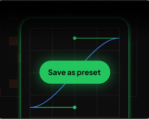 Save your first preset