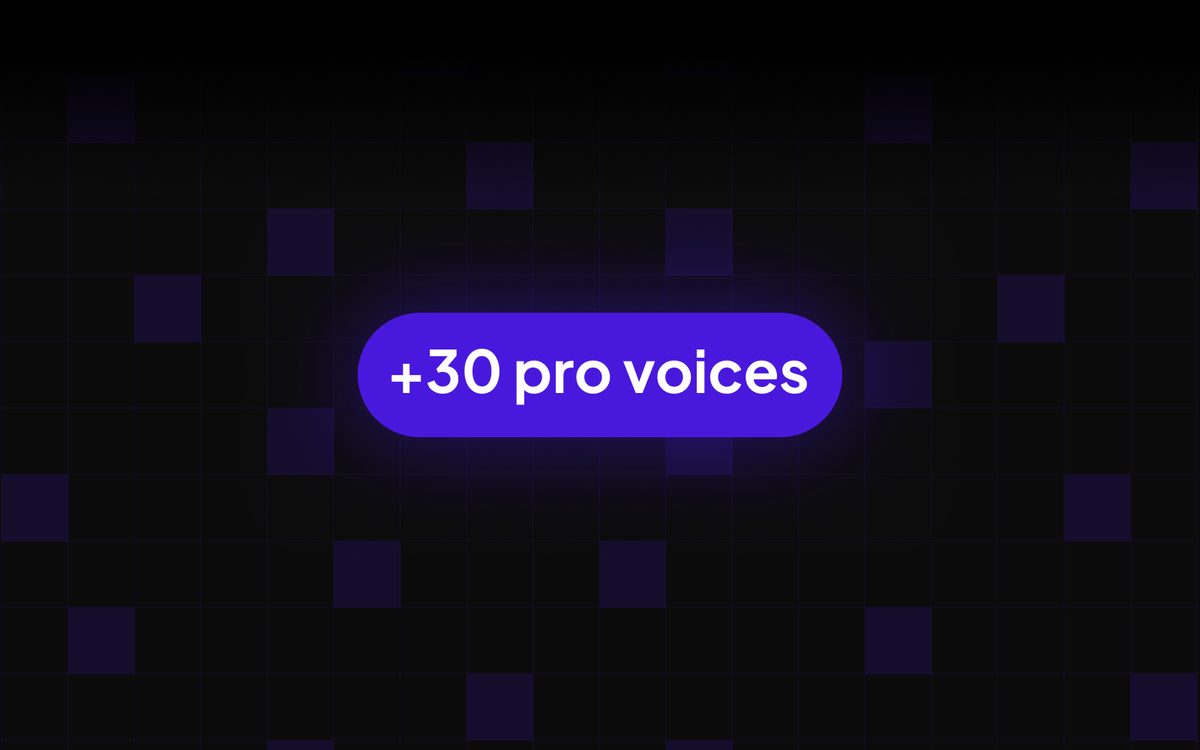 +30 pro voices